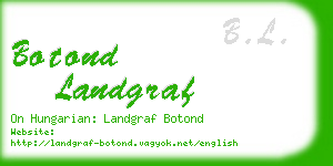 botond landgraf business card